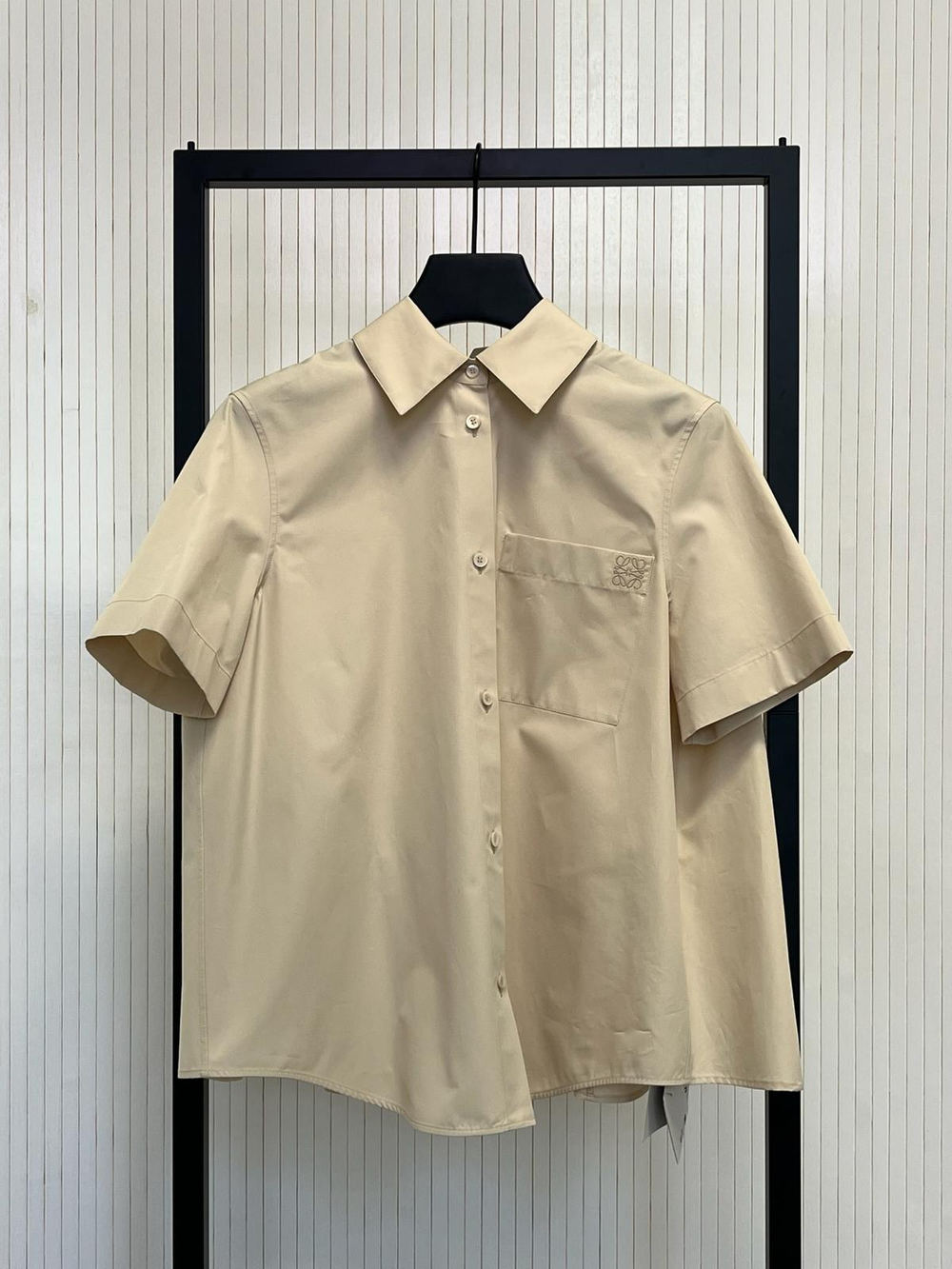LOEWE Short Sleeve Shirt - light beige