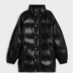 CELINE Light weight nylon long down jacket