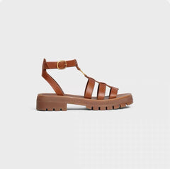 CELINE Triomphe Gladiator Chunky Sandals
