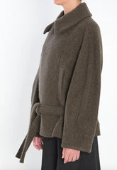 LEMAIRE Short Asymmetric Bathrobe Coat