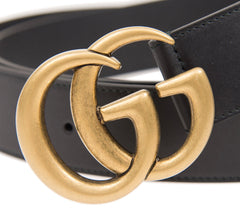 GUCCI 2015 RE-Edition Wide Leather Belt