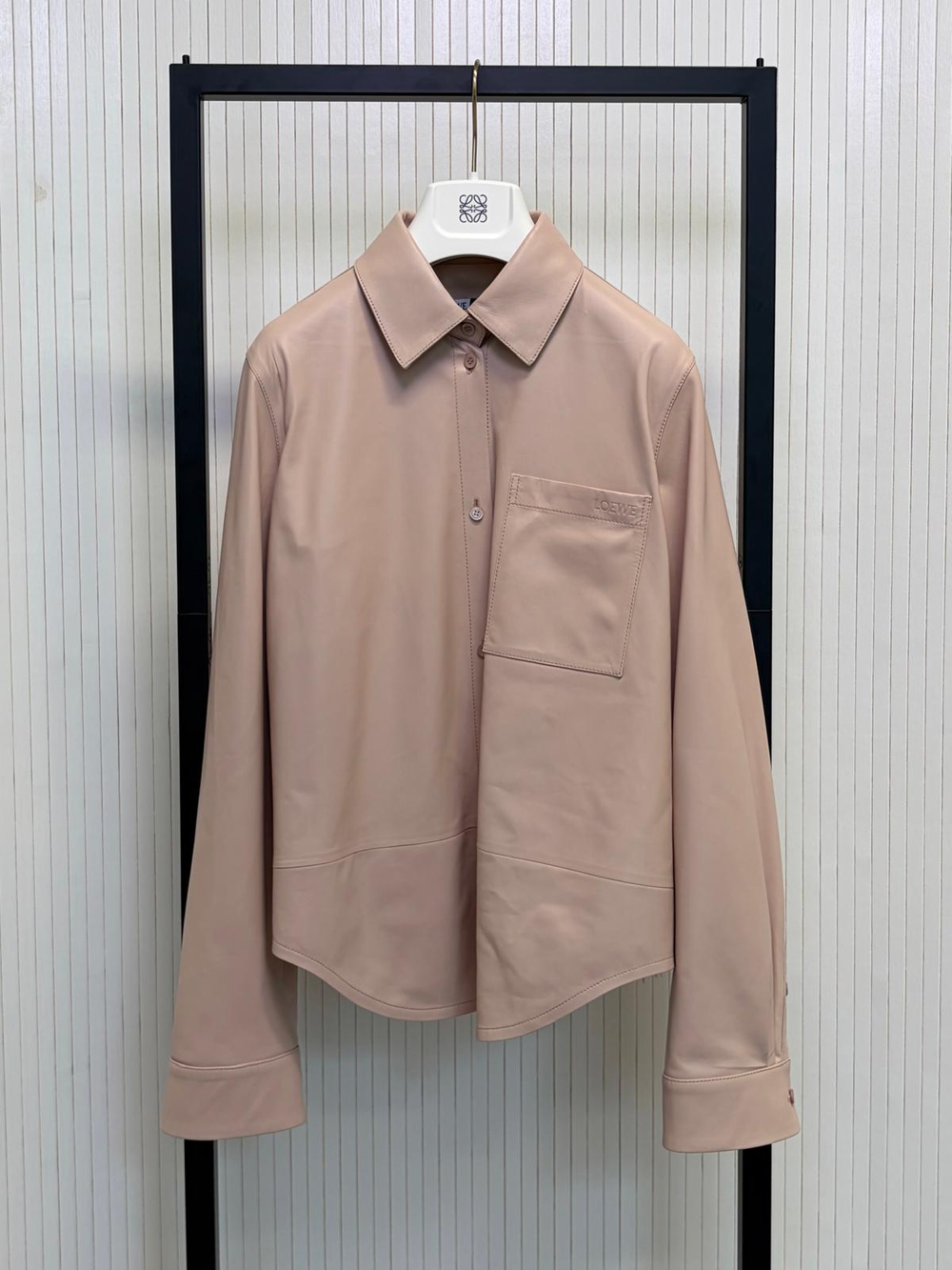 LOEWE Leather Jacket - light pink