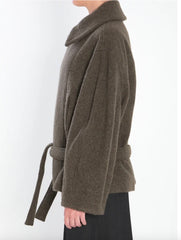 LEMAIRE Short Asymmetric Bathrobe Coat