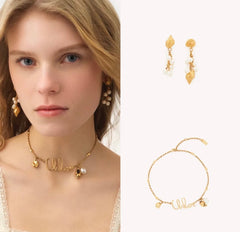 CHLOE Vintage Gold Chloé Shells Necklace