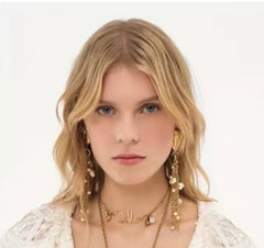 CHLOE Vintage Gold Chloé Shells Necklace