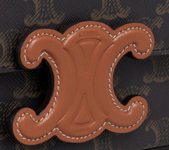 CELINE Triomphe Chain Shoulder Bag