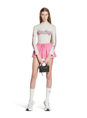 BALENCIAGA Blackletter Script Fitted Long Sleeve T-Shirt