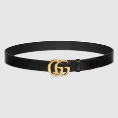 GUCCI GG Marmont Belt with Shiny Buckle