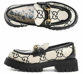 GUCCI (Women) Horsebit Loafer Platform 'Black'