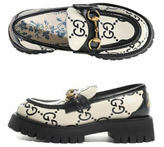 GUCCI (Women) Horsebit Loafer Platform 'Black'