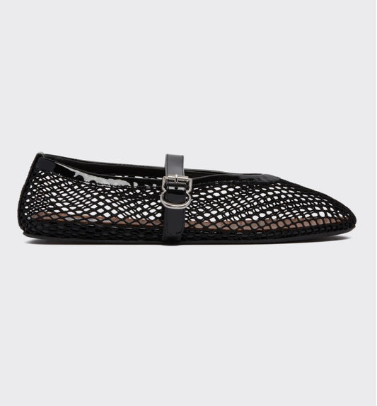 ALAIA Ballerina Strap Fishnet