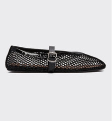ALAIA Ballerina Strap Fishnet