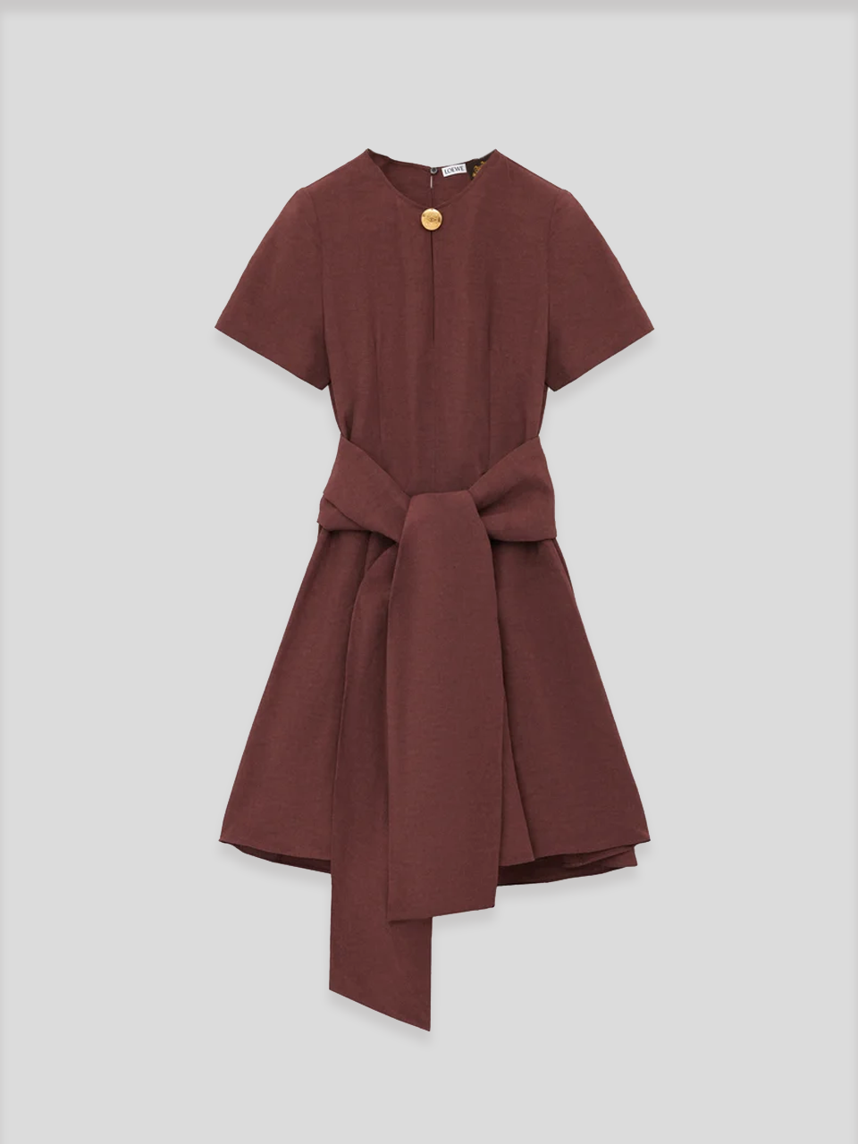 LOEWE Paula's Pebble Dress - dark brown