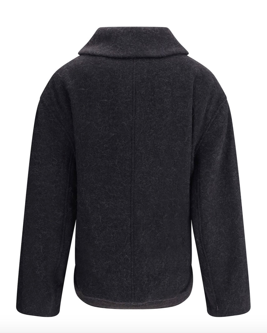 LEMAIRE Short Asymmetric Bathrobe Coat