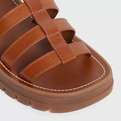 CELINE Triomphe Gladiator Chunky Sandals