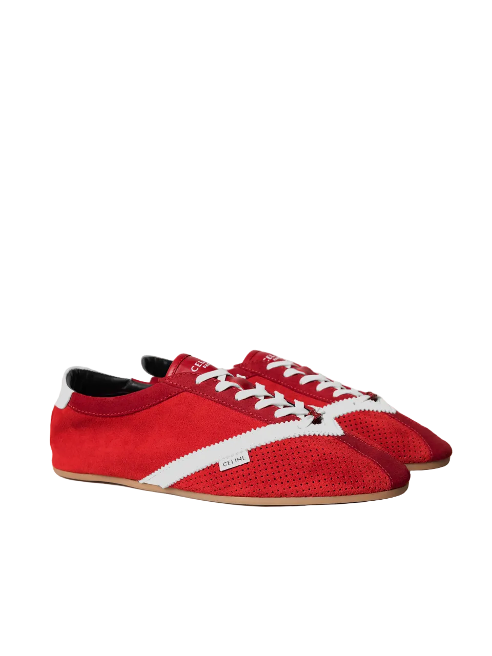 CELINE The Flat Low Lace-Up Sneaker