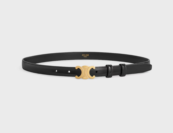 CELINE Small 18mm Triomphe In Taurillon Leather