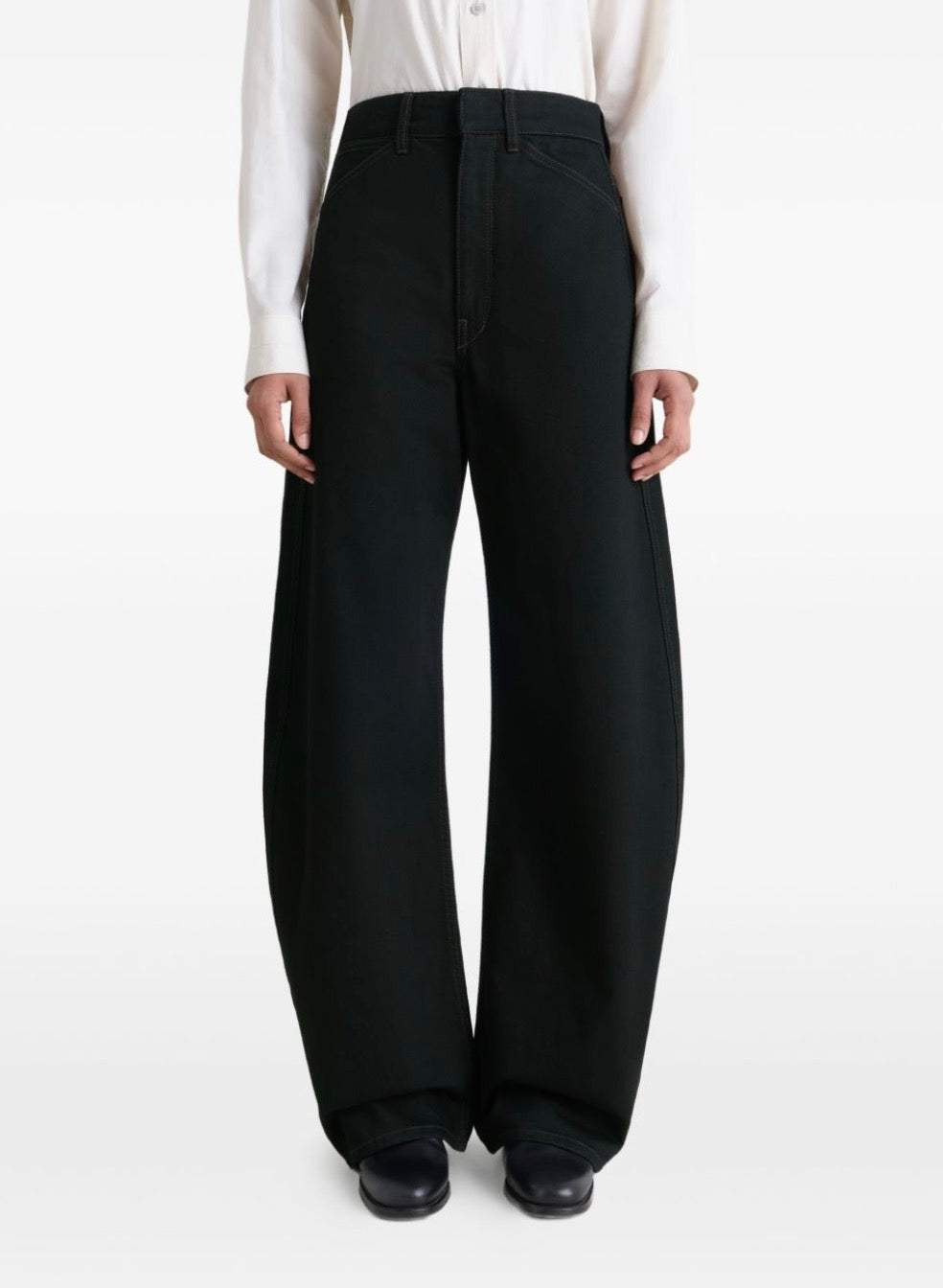 LEMAIRE High Waisted Curver Pants