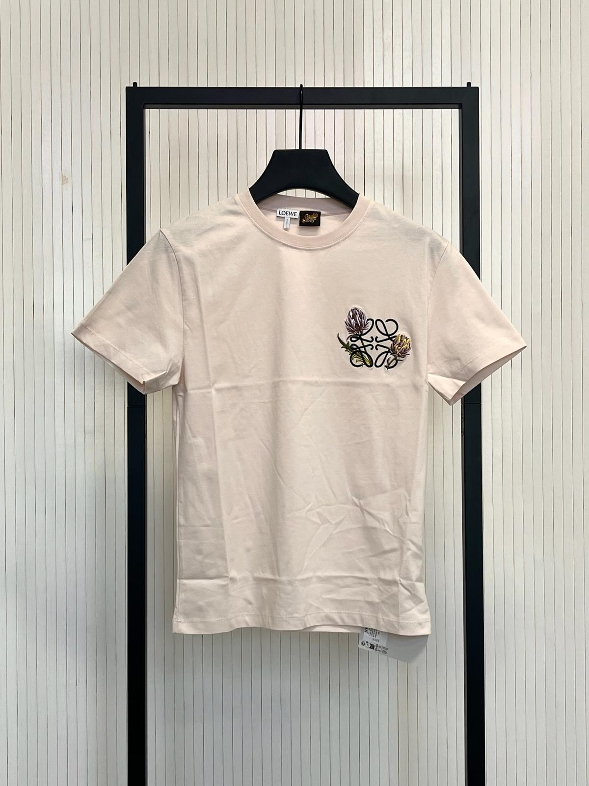 LOEWE Regular Fit T-Shirt - light pink