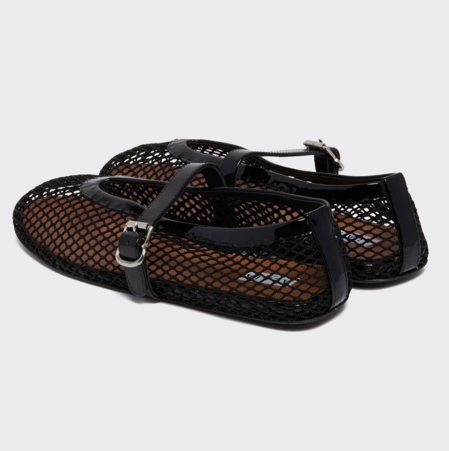 ALAIA Ballerina Strap Fishnet
