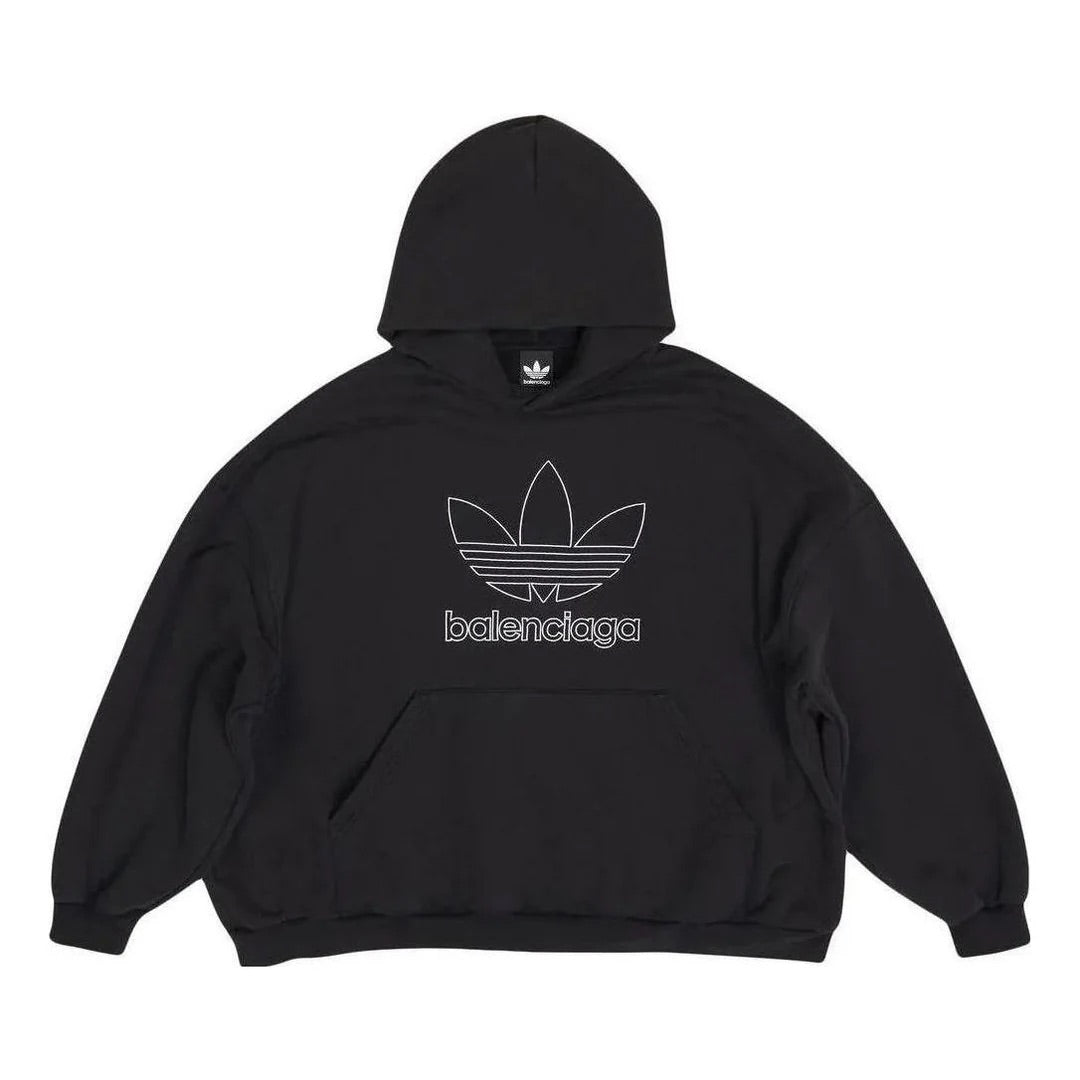 BALENCIAGA X adidas Logo Oversized Hoodie