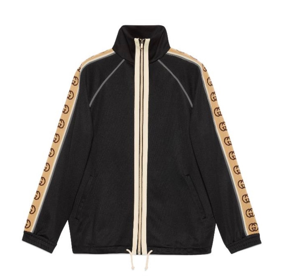 GUCCI Oversize technical jersey jacket