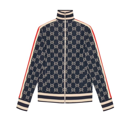 Gucci Men's Cotton High-Neck Zip-Up Sweatshirt Cardigan