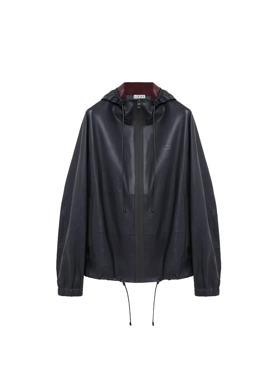 LOEWE Hooded Leather Jacket