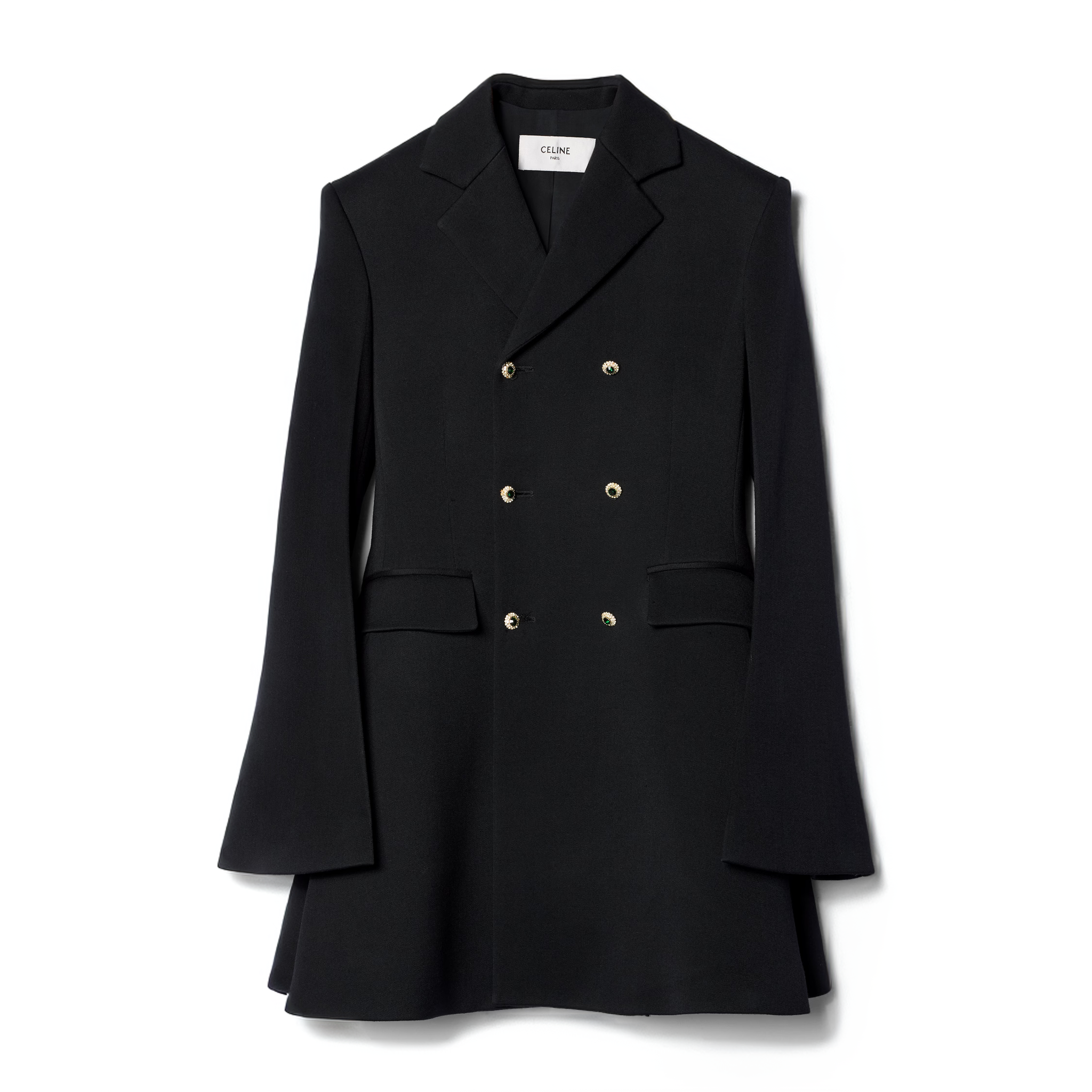 CELINE Flared Double-Breasted Jacket