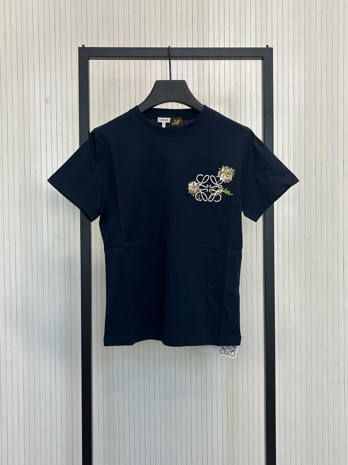LOEWE Regular Fit T-Shirt - navy