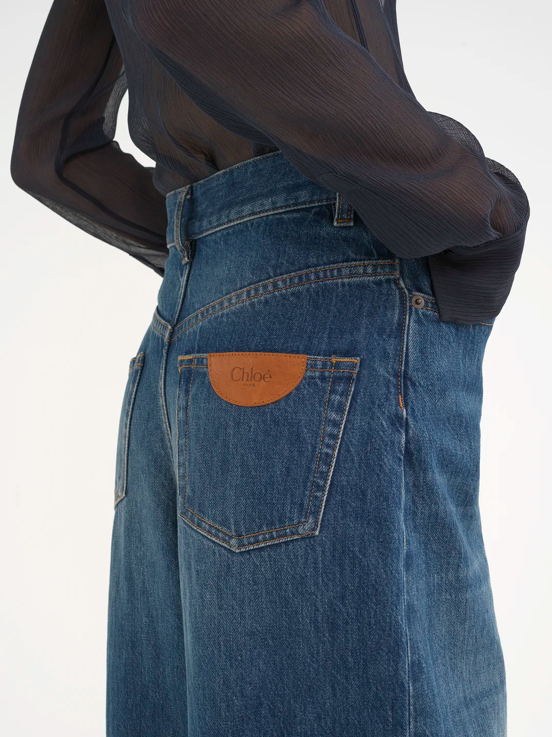 CHLOE Wide-Leg Jeans